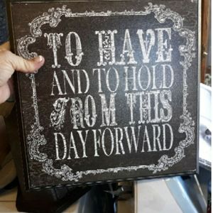 Wedding sign
